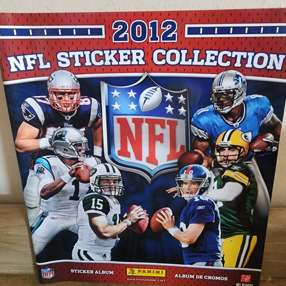 2012 Panini NFL Sticker Album Unused See Pictures No Stickers